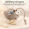 Grey Big Eye Fish Cat Toys