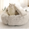 Pet Cat Bed Semi Enclosed Dog House